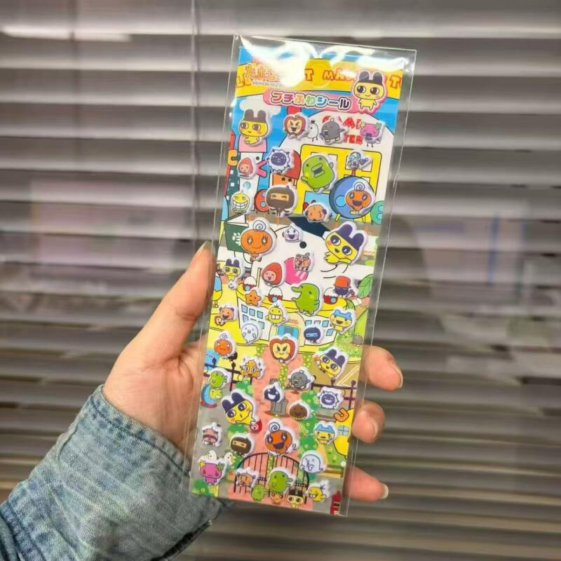 Laptop Accessories Diy - 6 adet Tamagotchi karikatür kabarcık çıkartmalar