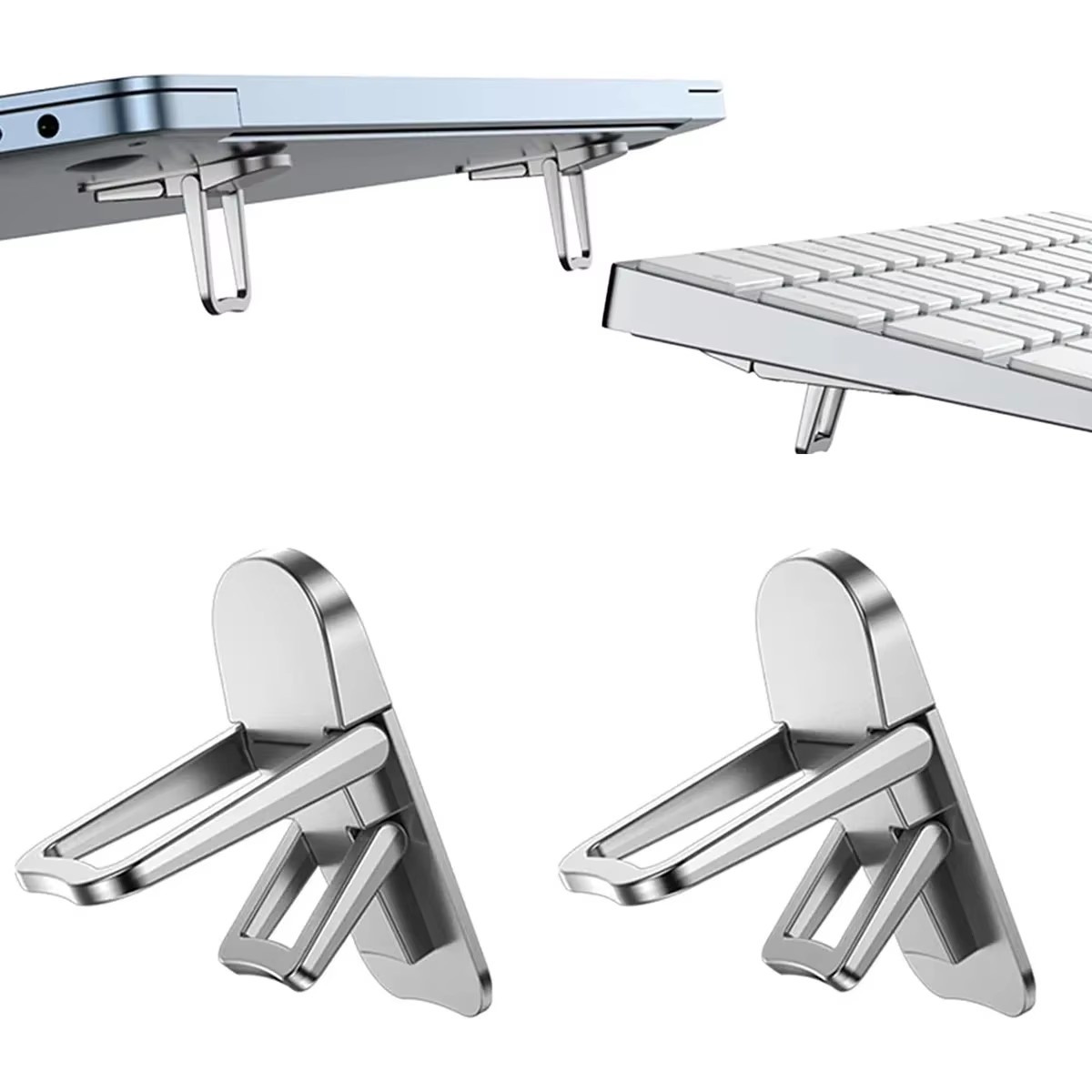 Laptop Ergonomic Accessories - Mini Taşınabilir Bacaklar Laptop Standı Tutucu