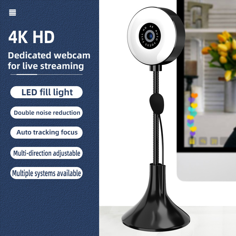 Laptop Accessories Youtube - 4k kamera PC 4MP USB hafif