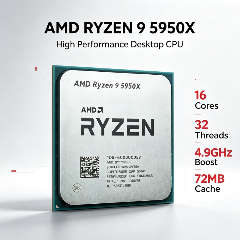 AMD Ryzen 9 5950X 16 Çekirdek  - Amd Cpu Ryzen 9 incelemesi ve fiyatı