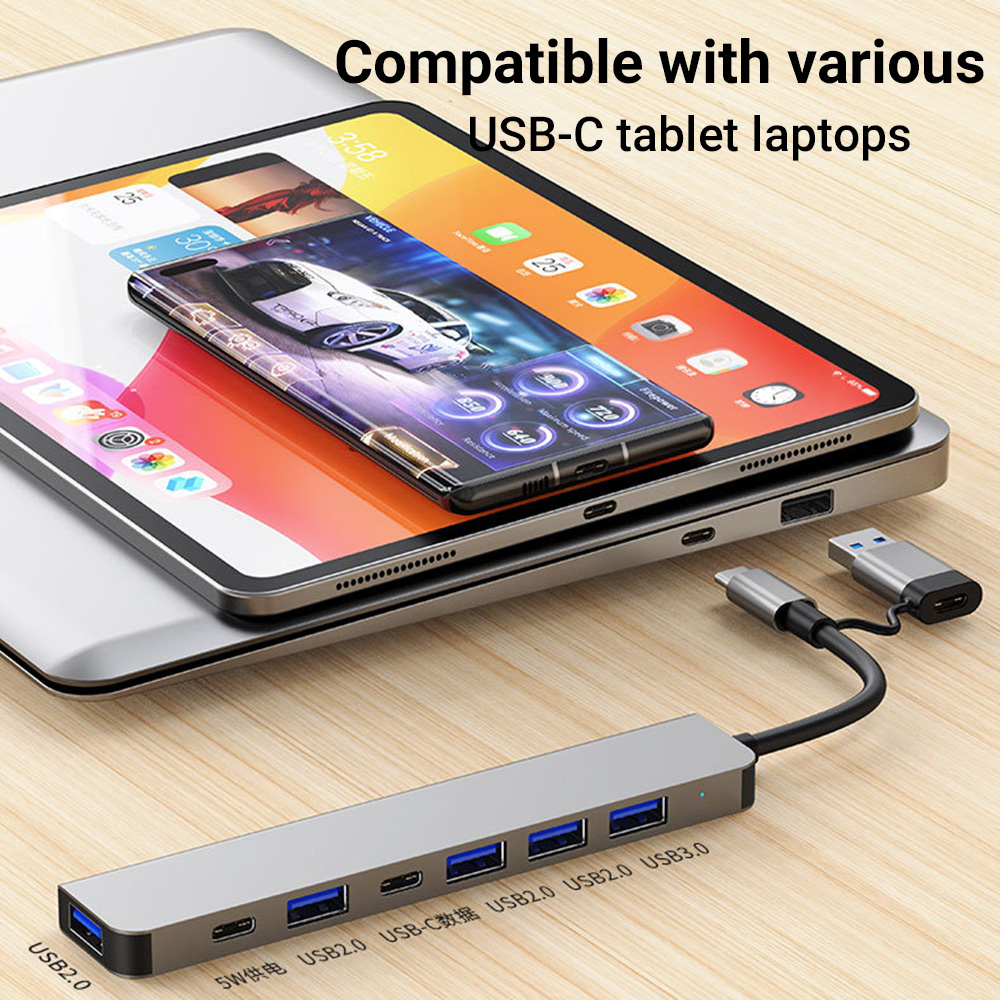 7'si 1 arada Çift Kafalı USB-C - Laptop Accessories You Need incelemesi ve fiyatı