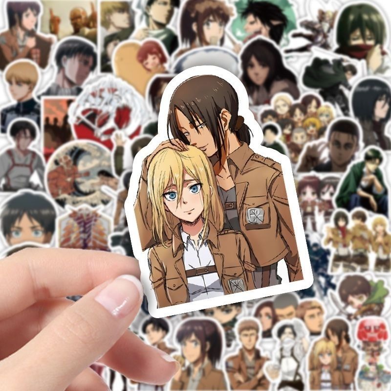 60 adet Titan Anime çıkartmala - Laptop Accessories Diy incelemesi ve fiyatı