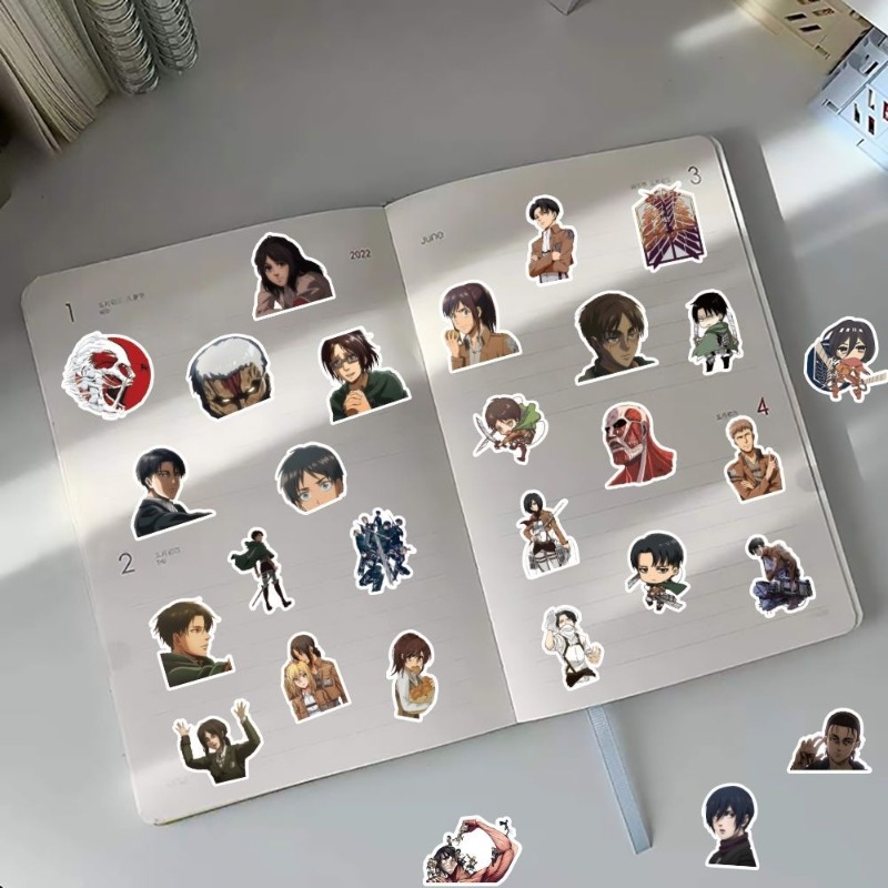 60 adet Titan Anime çıkartmala - Laptop Accessories Diy incelemesi ve fiyatı