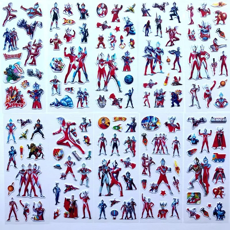 10 adet Karikatür Ultraman 3D  - Laptop Accessories Diy incelemesi ve fiyatı
