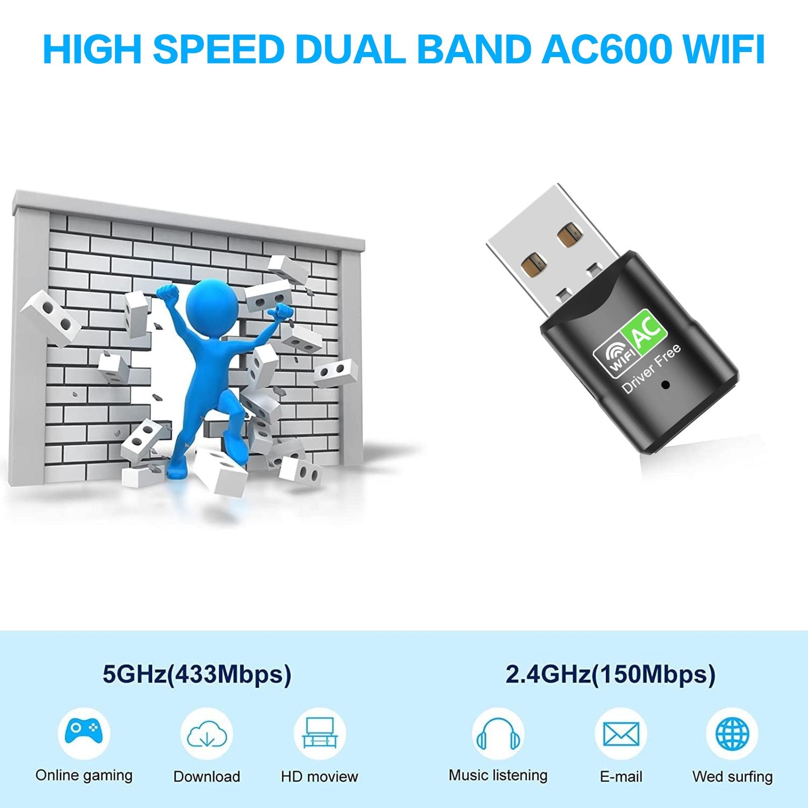 AC600 USB WiFi Adaptörü, PC Ma - Laptop Ergonomic Accessories incelemesi ve fiyatı